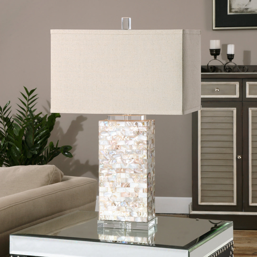 Uttermost Aden Capiz Shell Lamp