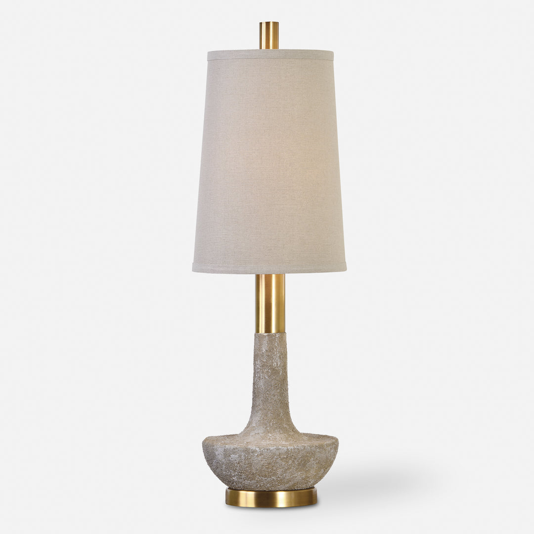 Uttermost Volongo Stone Ivory Buffet Lamp