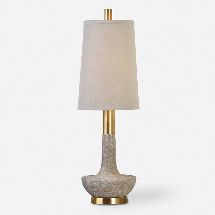 Uttermost Volongo Stone Ivory Buffet Lamp