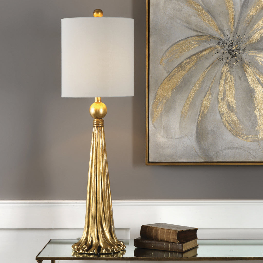 Uttermost Paravani Metallic Gold Lamp