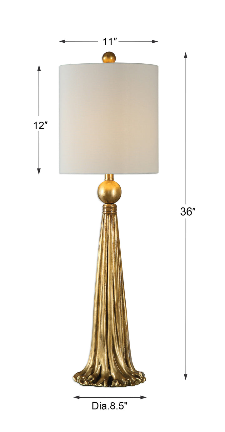 Uttermost Paravani Metallic Gold Lamp