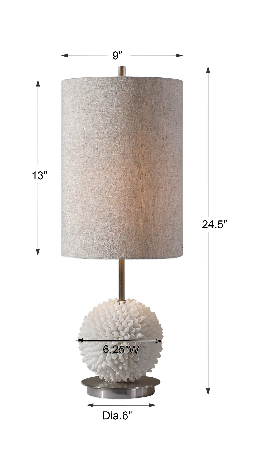 Uttermost Cascara Sea Shells Lamp