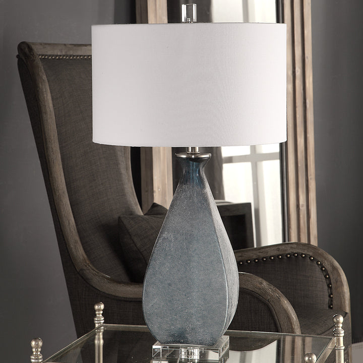 Uttermost Atlantica Ocean Blue Lamp