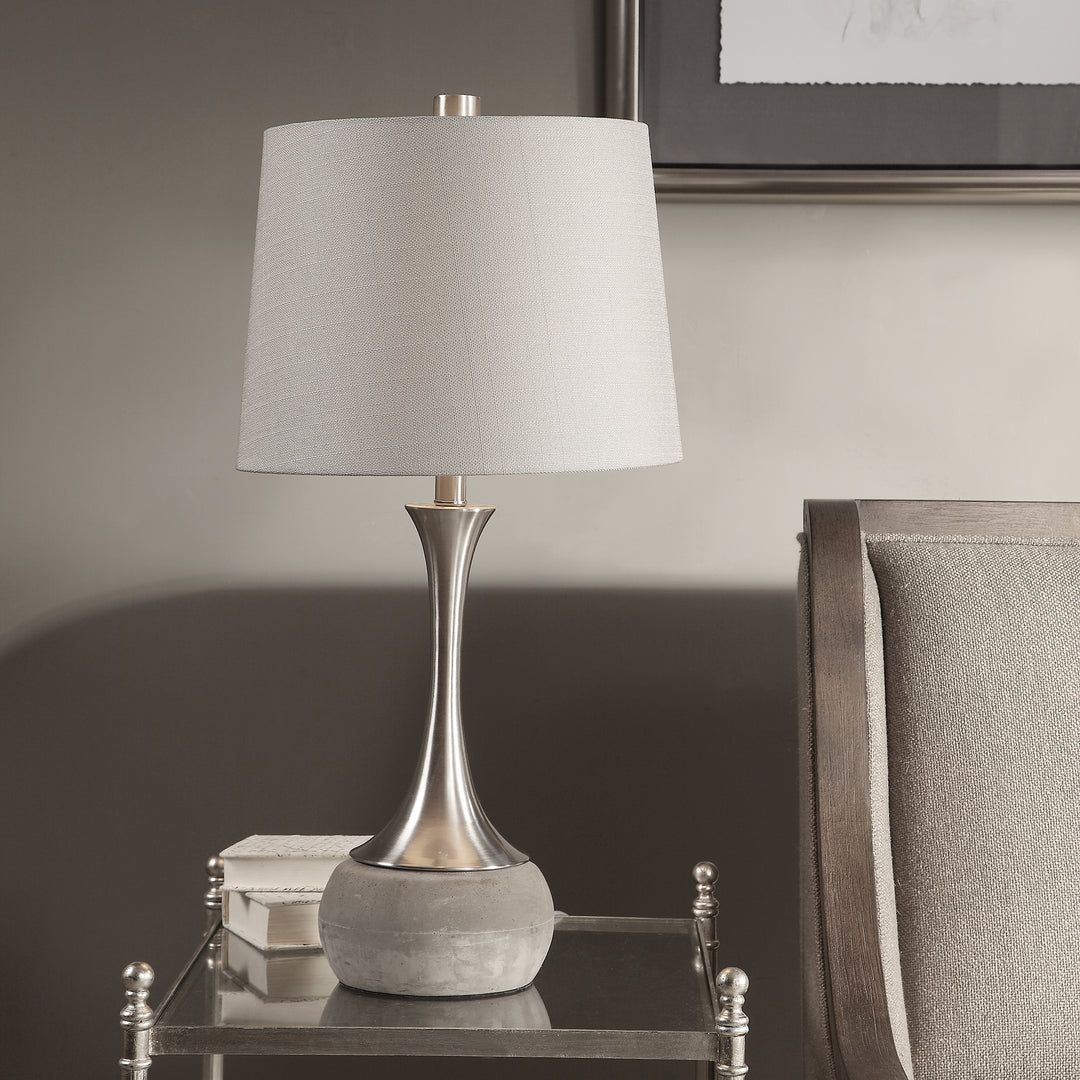 Uttermost Niah Brushed Nickel Lamp