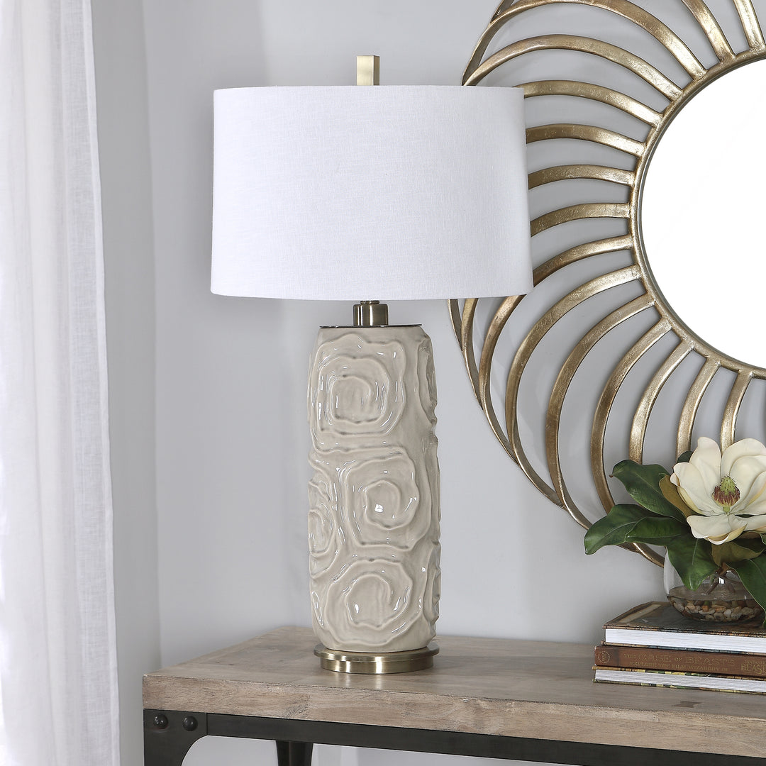 Uttermost Zade Warm Gray Table Lamp