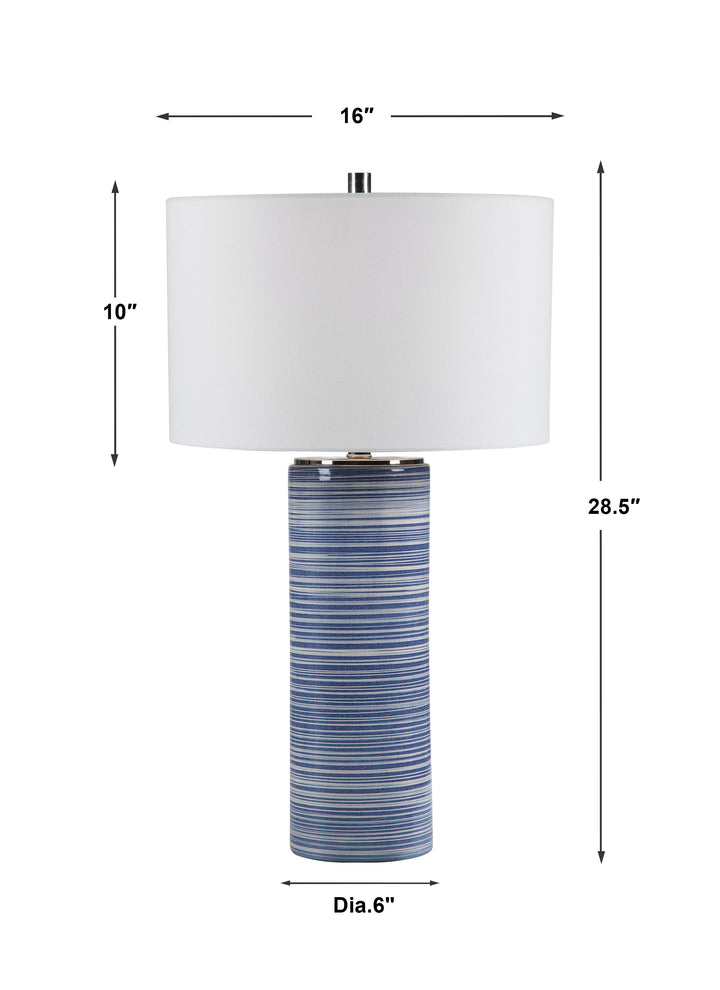 Uttermost Montauk Striped Table Lamp