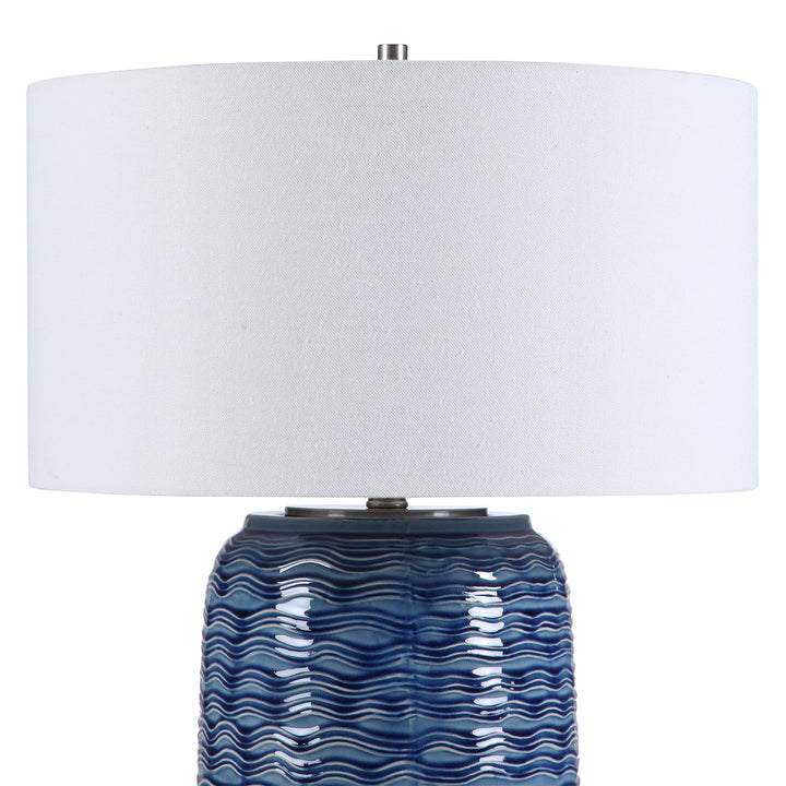 Uttermost Sedna Blue Table Lamp