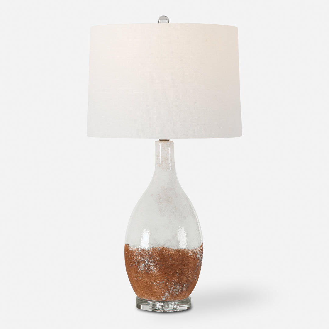 Uttermost Durango Rust White Table Lamp