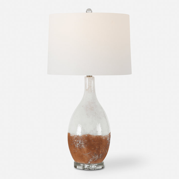 Uttermost Durango Rust White Table Lamp