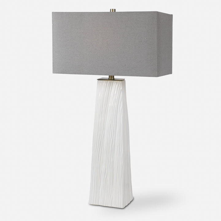 Uttermost Sycamore White Table Lamp