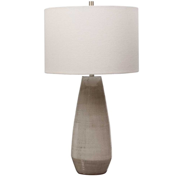 Uttermost Volterra Taupe-Gray Table Lamp