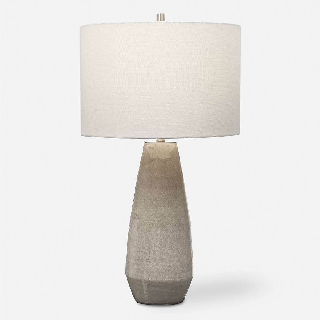 Uttermost Volterra Taupe-Gray Table Lamp