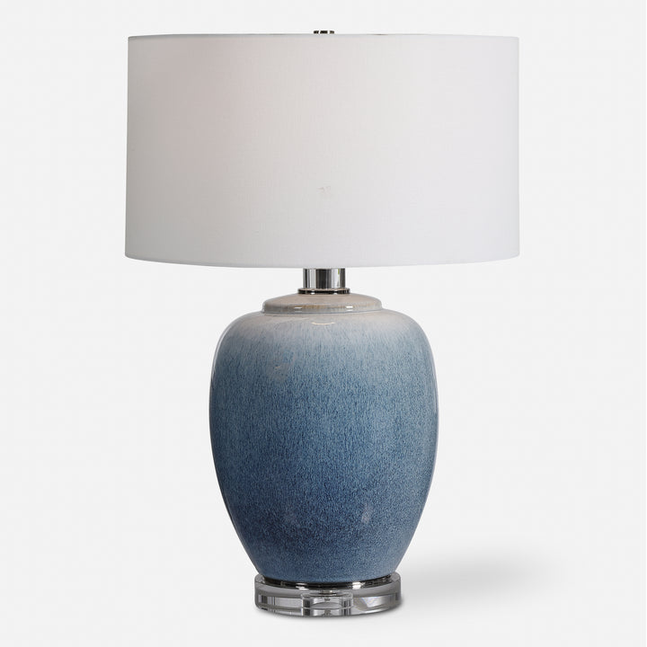 Uttermost Blue Waters Ceramic Table Lamp