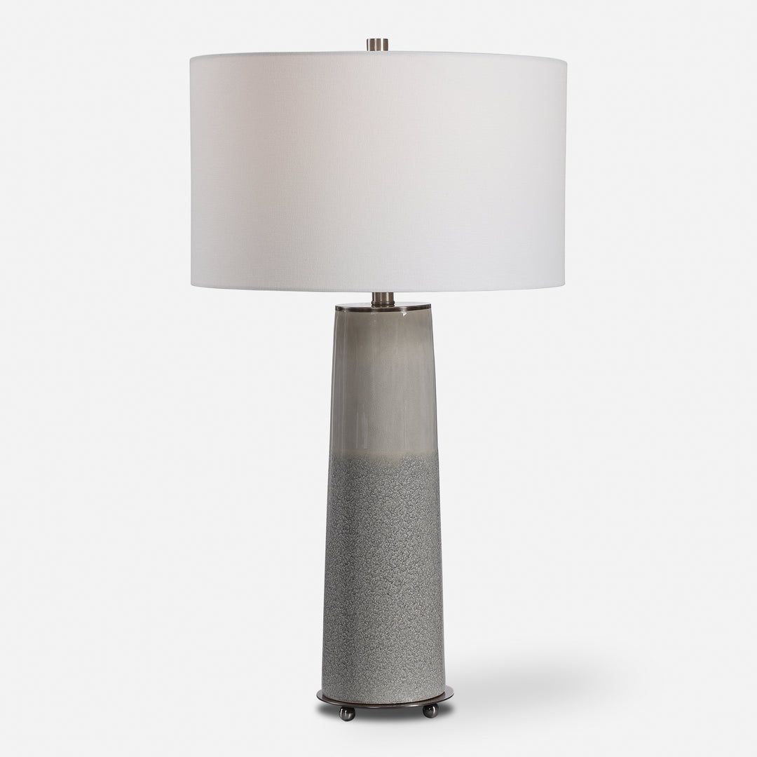 Uttermost Abdel Gray Glaze Table Lamp