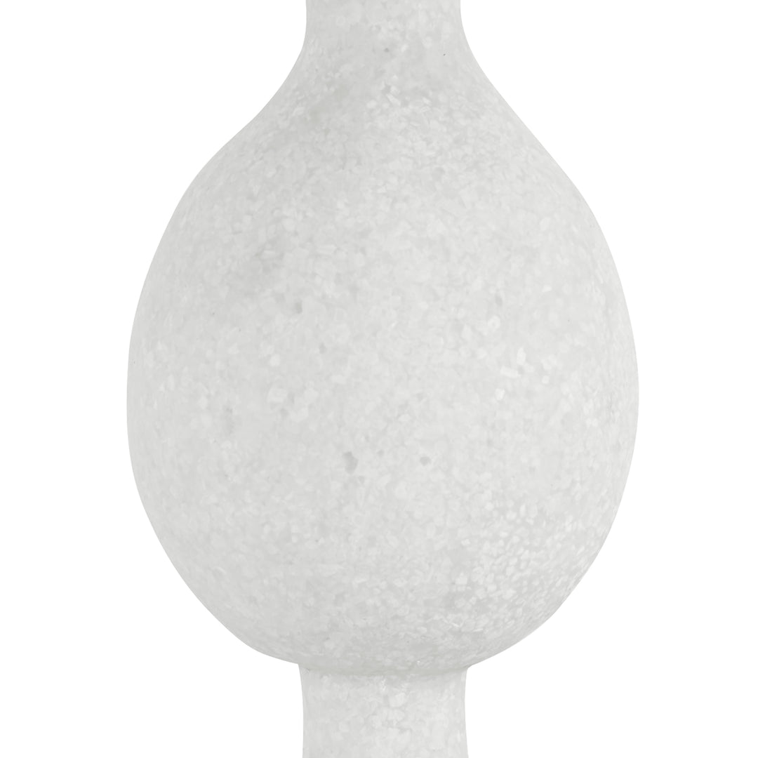 Uttermost Inverse White Marble Table Lamp