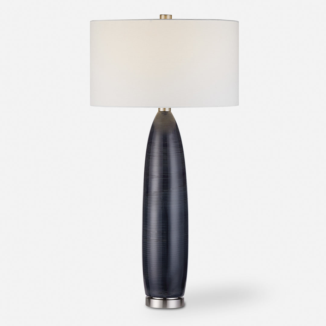 Uttermost Cullen Blue Gray Table Lamp