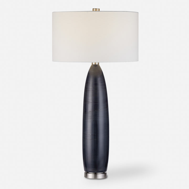 Uttermost Cullen Blue Gray Table Lamp