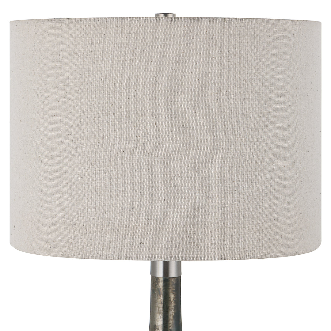 Uttermost Contour Metallic Glass Table Lamp