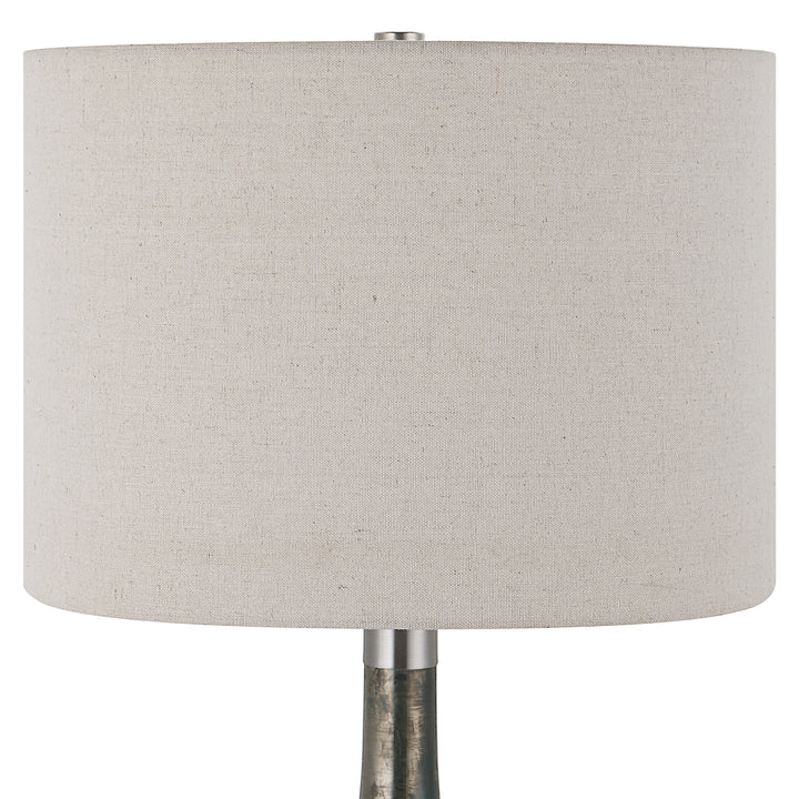 Uttermost Contour Metallic Glass Table Lamp