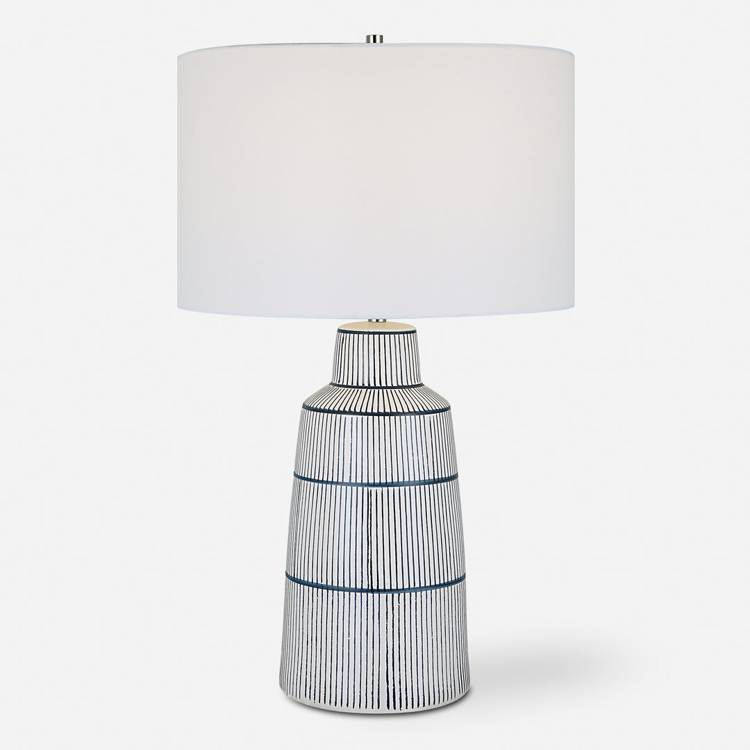 Uttermost Breton Nautical Stripe Table Lamp