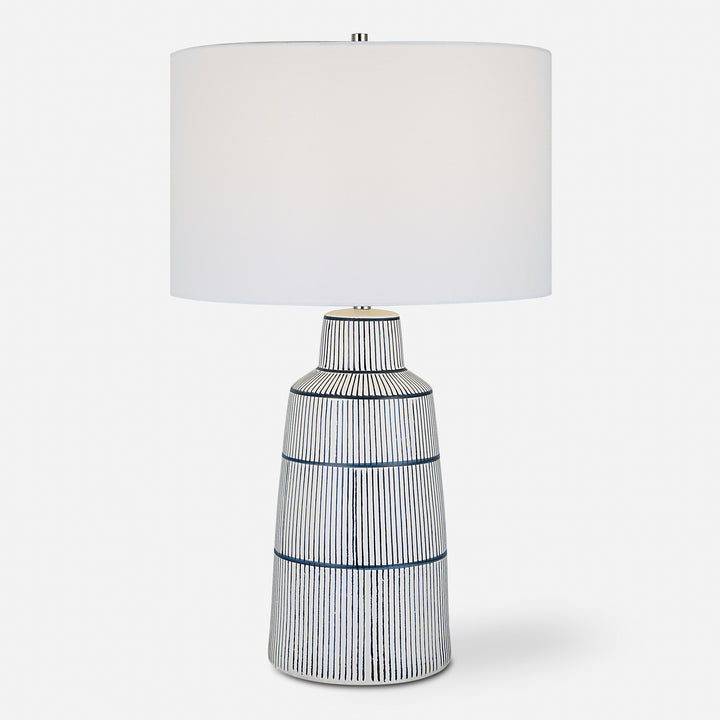 Uttermost Breton Nautical Stripe Table Lamp