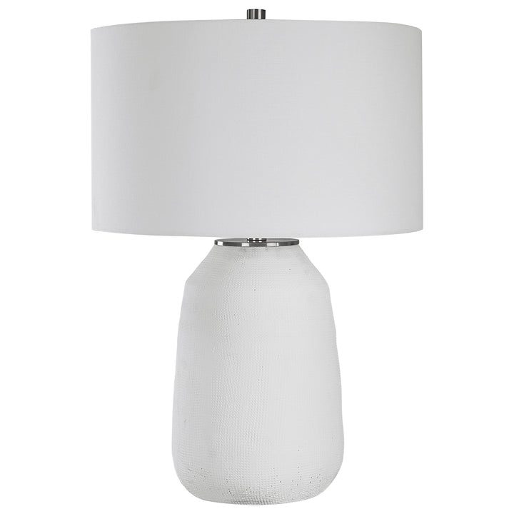 Uttermost Heir Chalk White Table Lamp