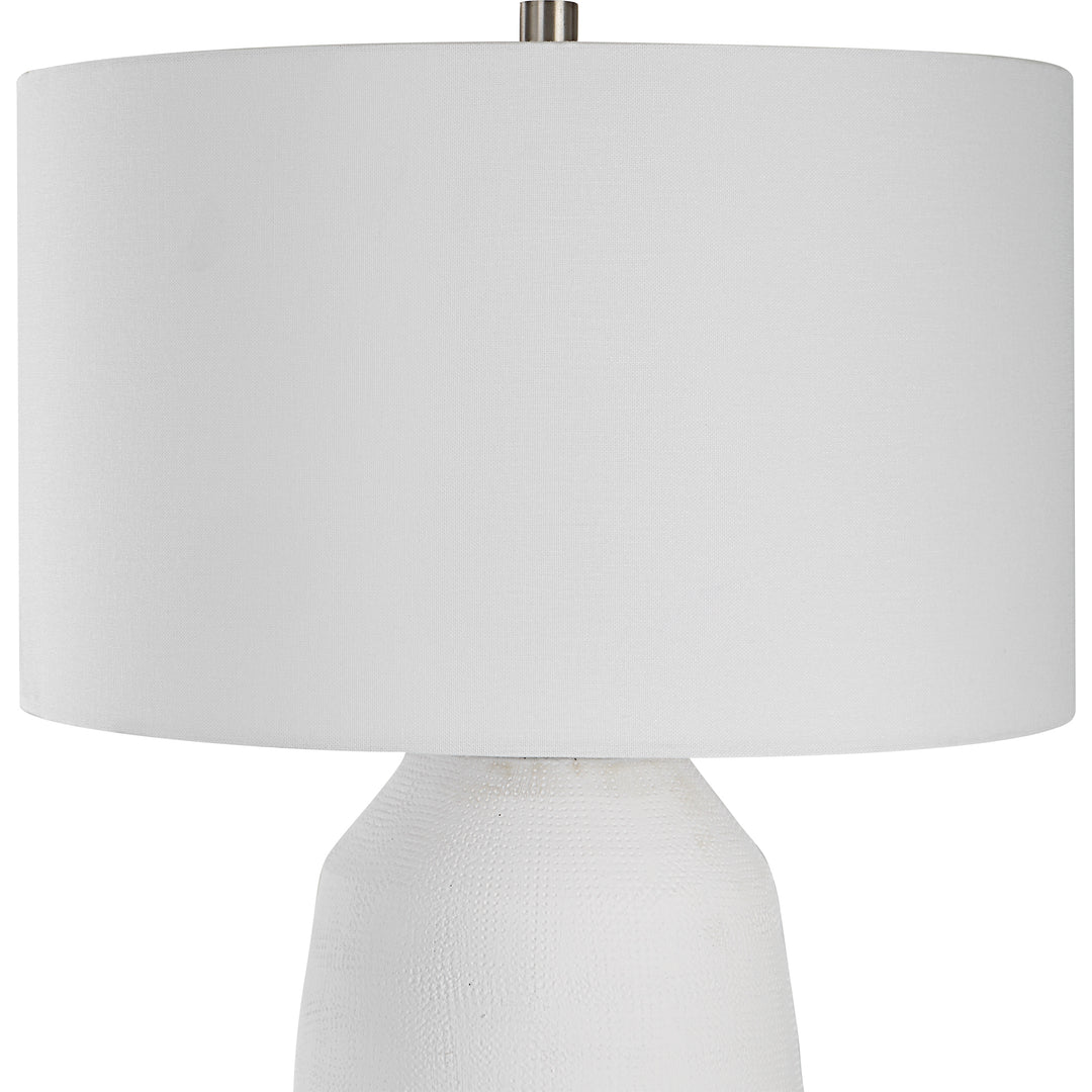 Uttermost Heir Chalk White Table Lamp