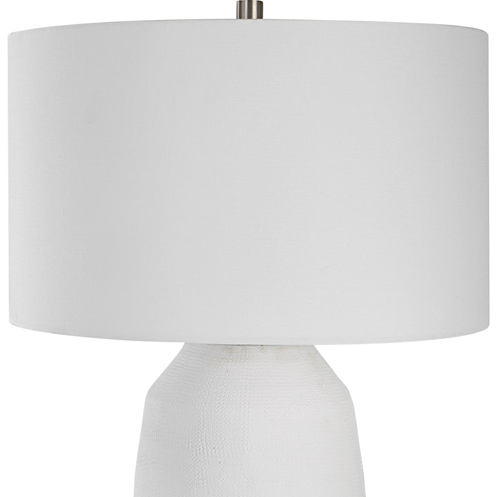 Uttermost Heir Chalk White Table Lamp