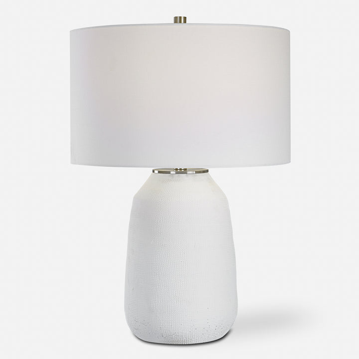 Uttermost Heir Chalk White Table Lamp