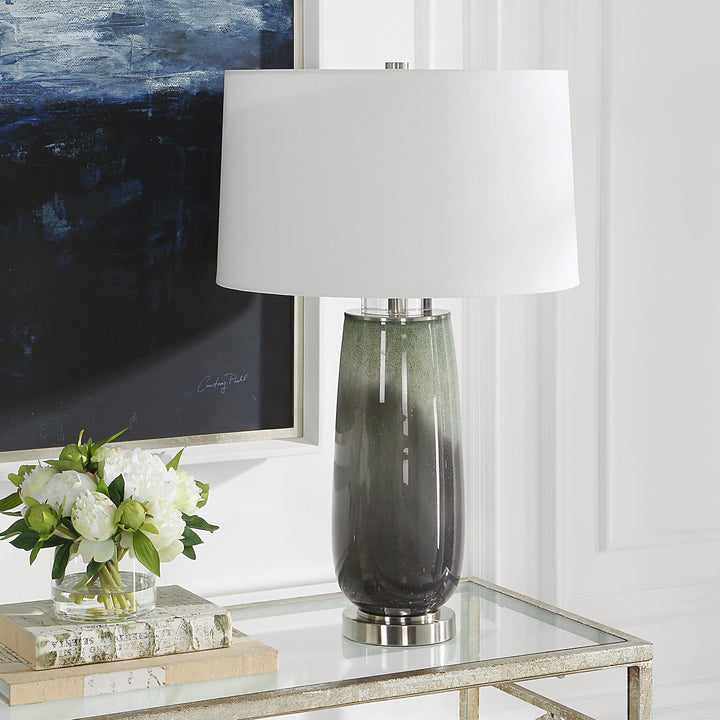 Uttermost Campa Gray-Blue Table Lamp