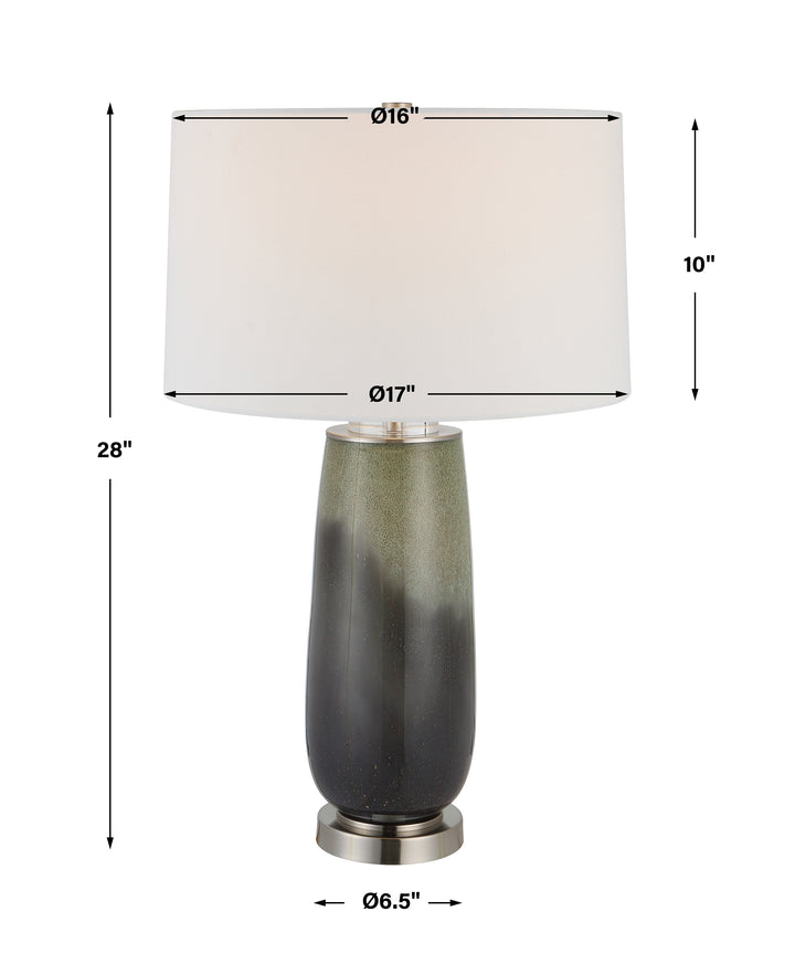 Uttermost Campa Gray-Blue Table Lamp