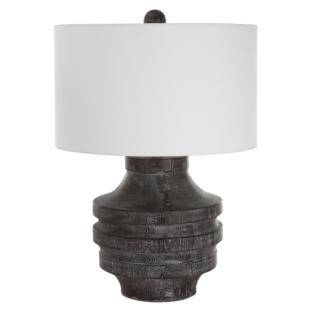 Uttermost Timber Carved Wood Table Lamp