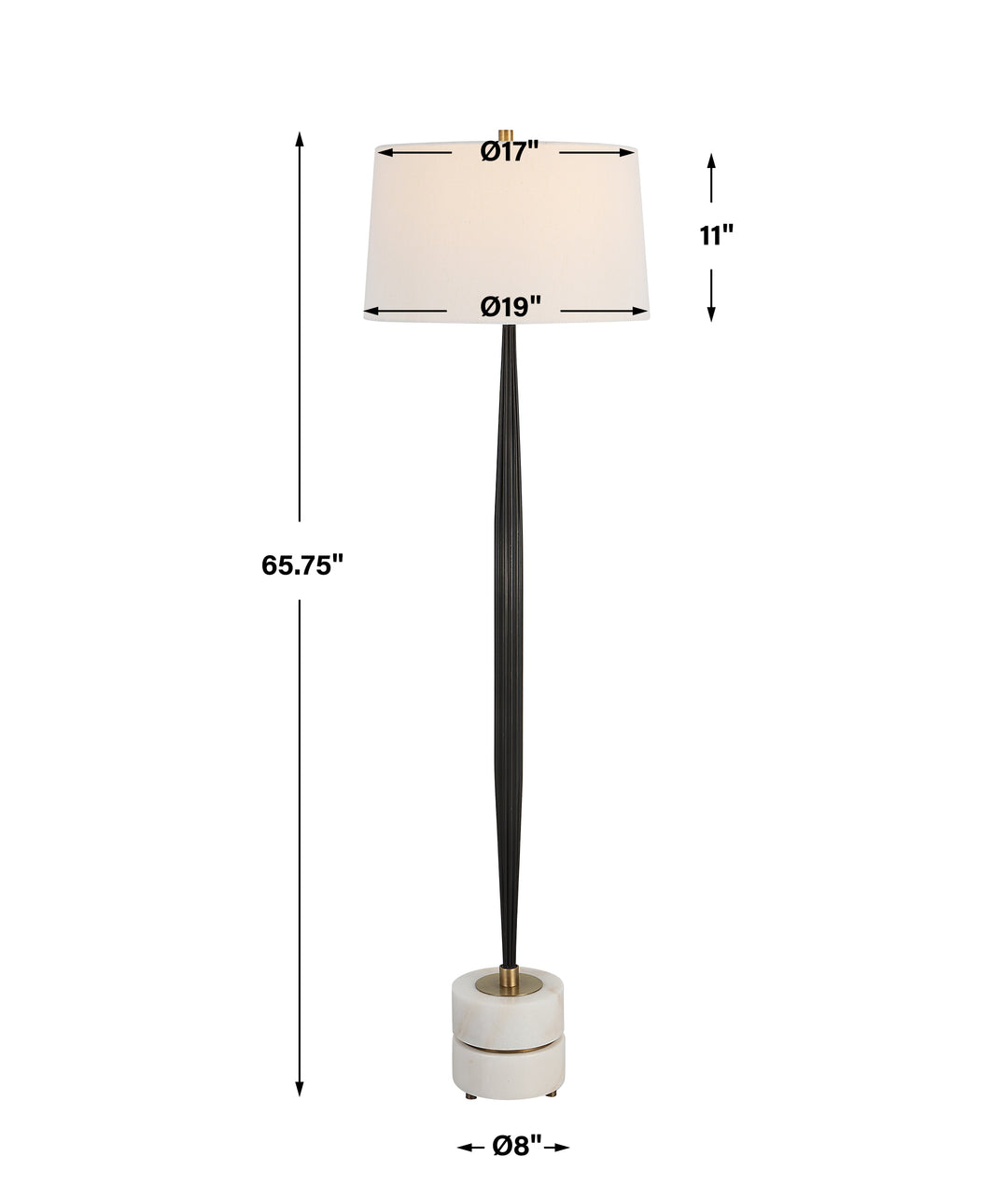 Uttermost Miraz Iron Floor Lamp