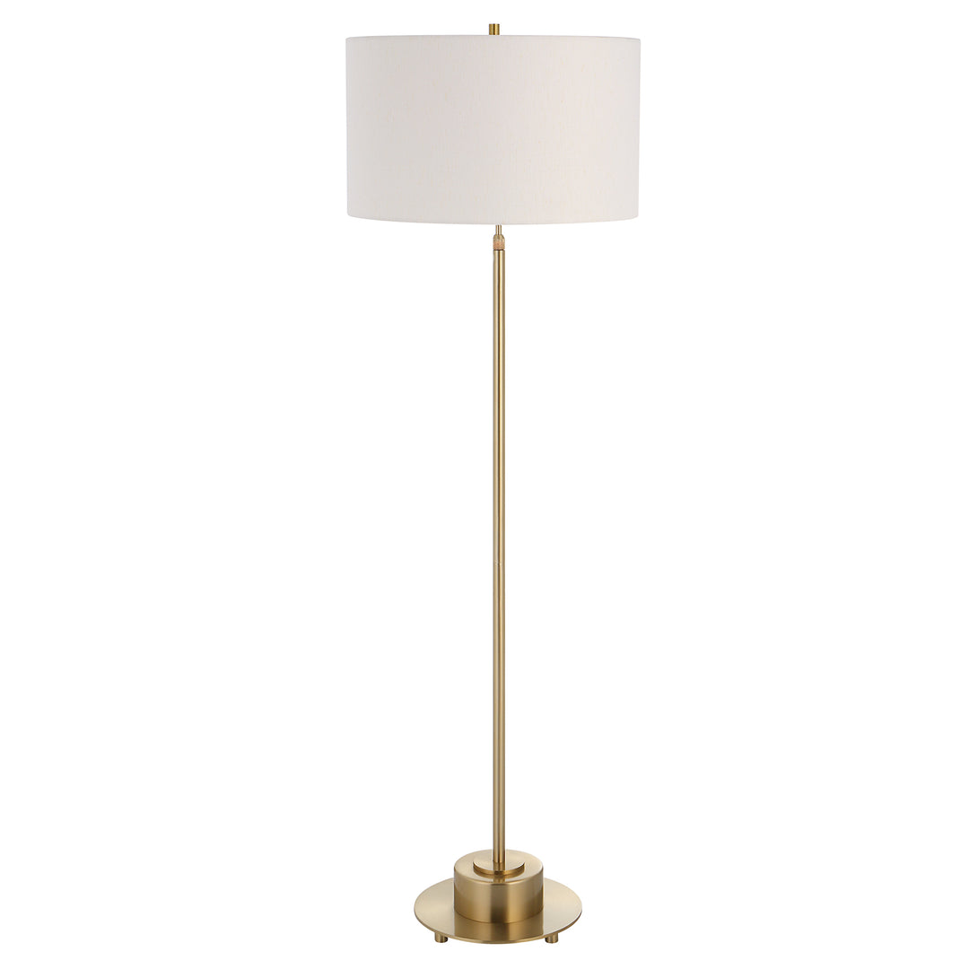 Uttermost Prominence Brass Floor Lamp