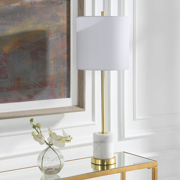 Uttermost Turret Gold Buffet Lamp