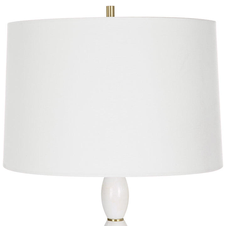 Uttermost Regalia White Marble Table Lamp