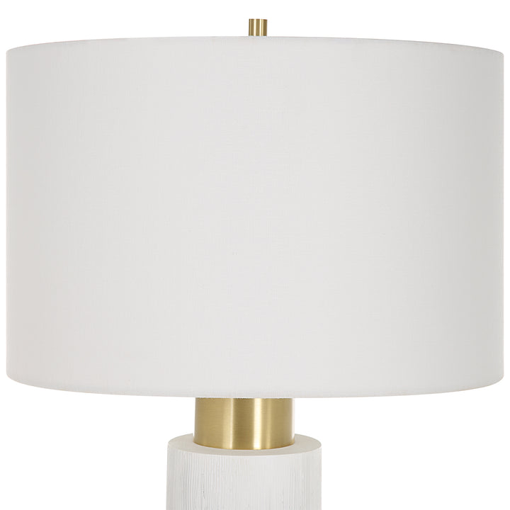 Uttermost Ruse Whitewashed Table Lamp