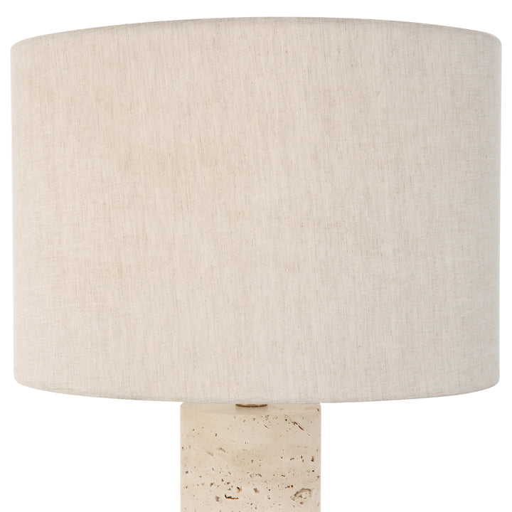 Uttermost Gravitas Elegant Brass & Stone Lamp