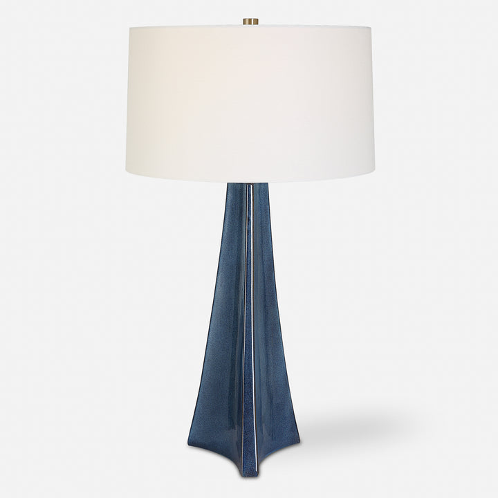 Uttermost Teramo Scalloped Ceramic Table Lamp