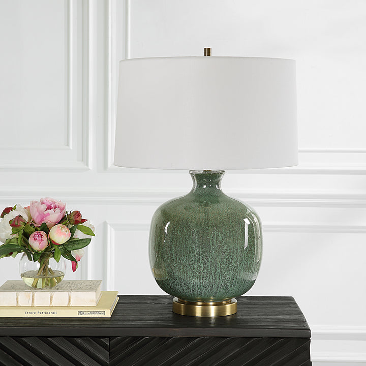 Uttermost Nataly Aged Green Table Lamp