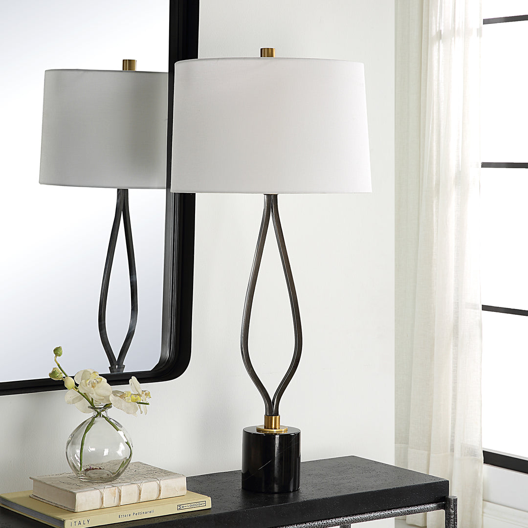 Uttermost Separate Paths Iron Table Lamp