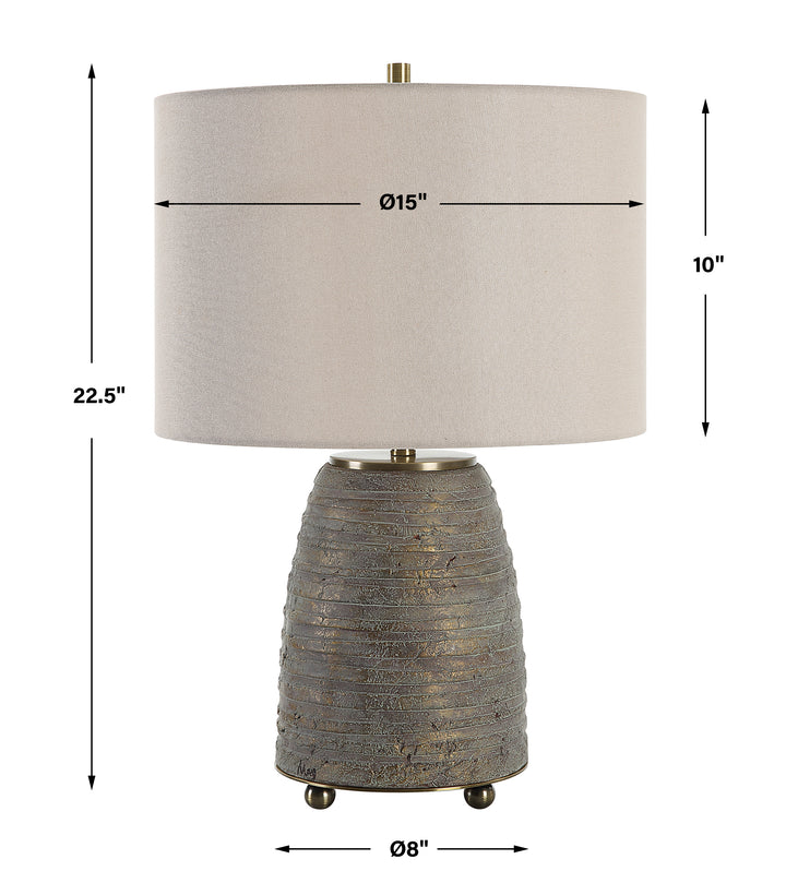 Uttermost Gorda Bronze Ceramic Table Lamp