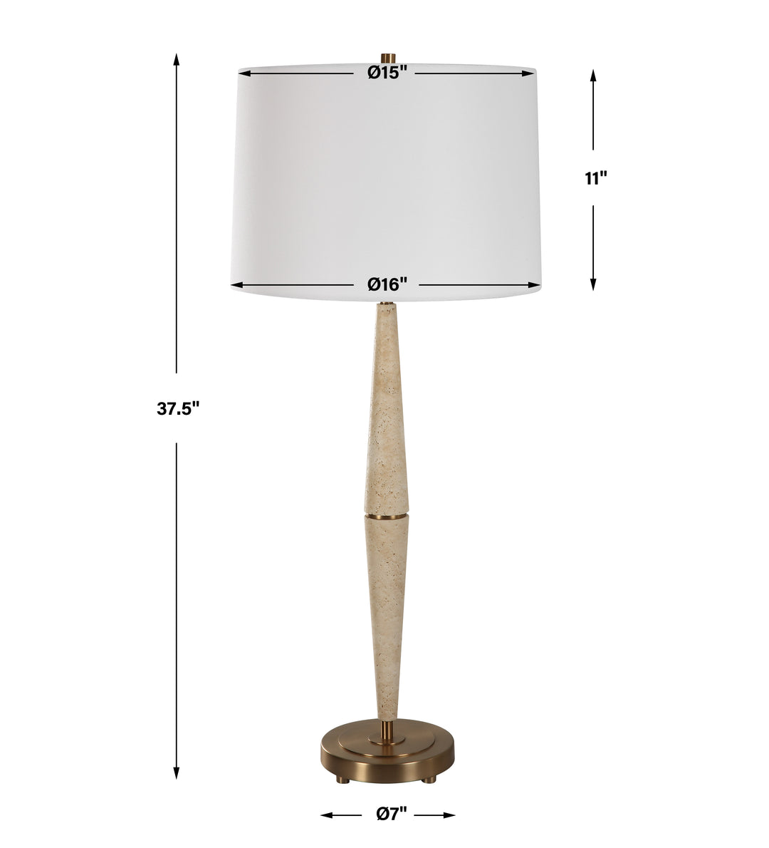 Uttermost Palu Travertine Table Lamp