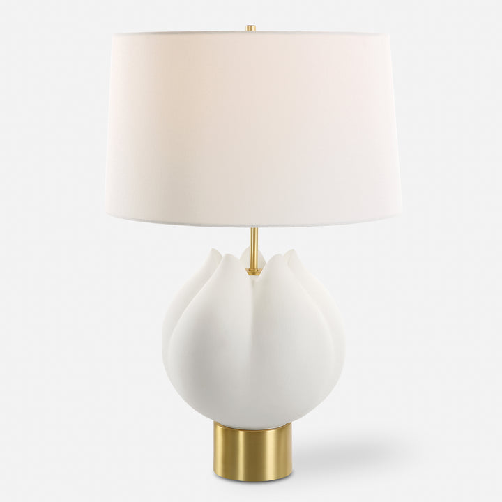 Uttermost In Bloom White Table Lamp