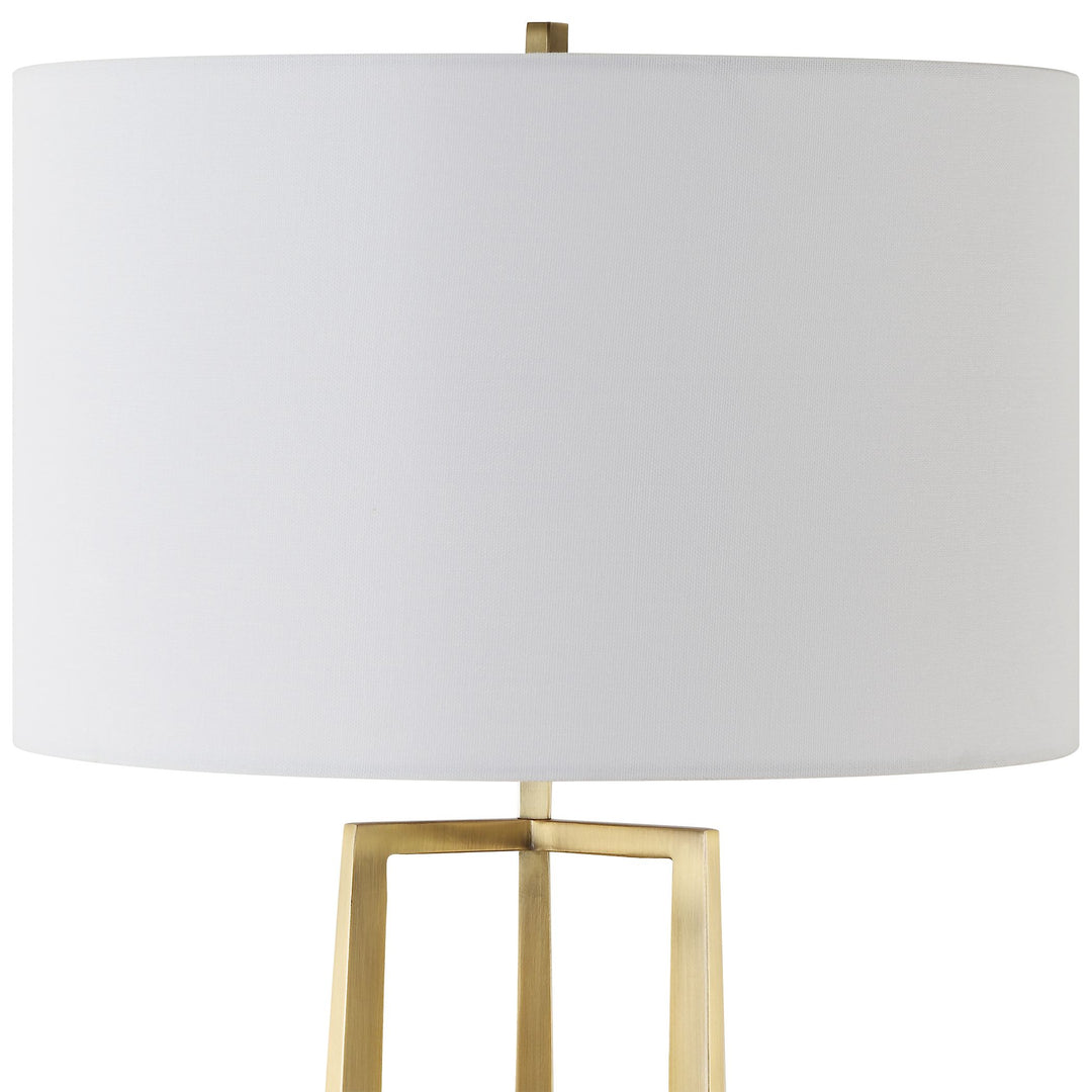 Uttermost Crossroads Brass Table Lamp