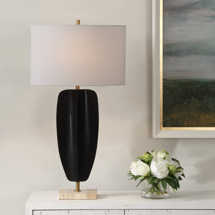 Uttermost Kure Black Table Lamp