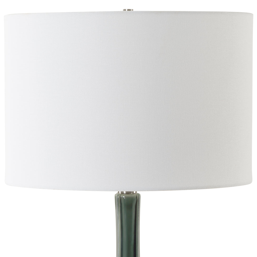 Uttermost Essex Green Glass Table Lamp