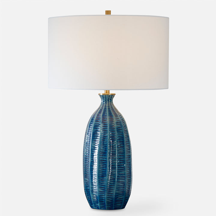 Uttermost Bixby Blue Table Lamp