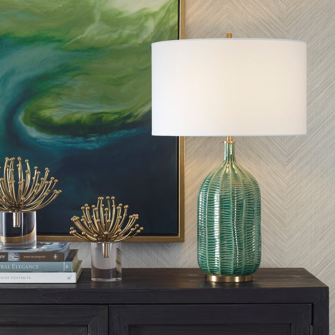 Uttermost Bixby Green Table Lamp