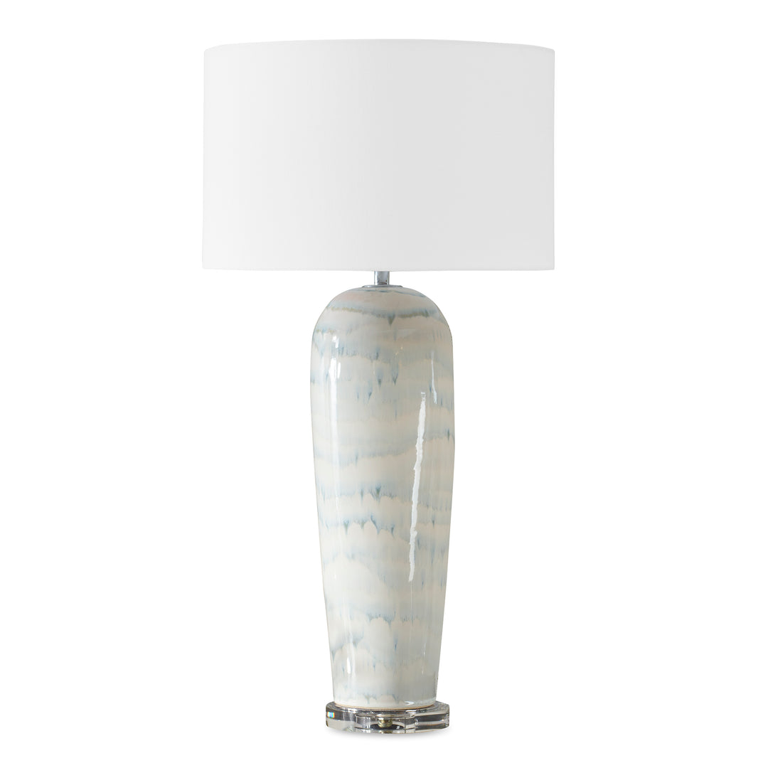 Uttermost Arden White Glaze Table Lamp